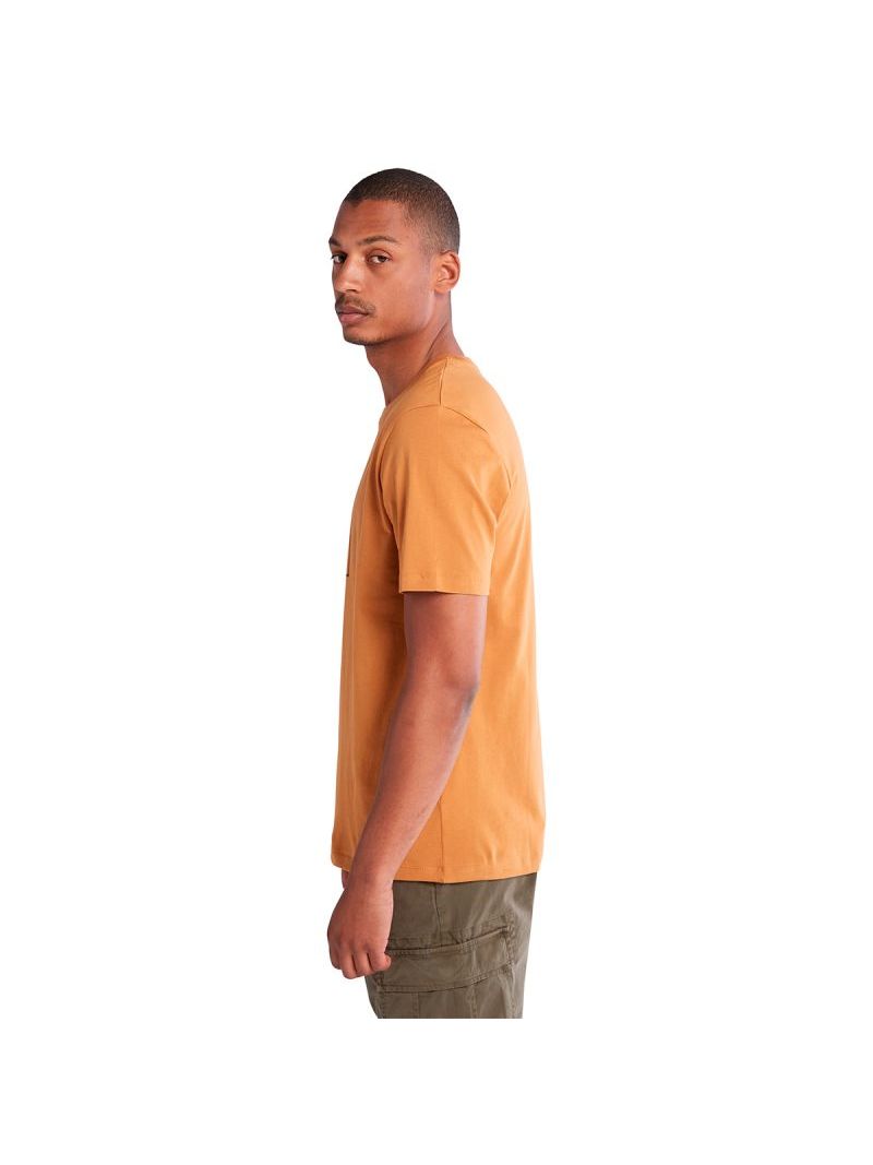 Timberland-Stack-Logo-Tee-A5ZH1P57-Naranja-Talla-L-4