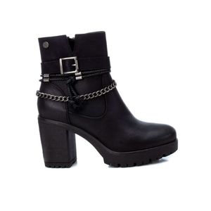 Bota Refresh Mujer Taco Alto Negro