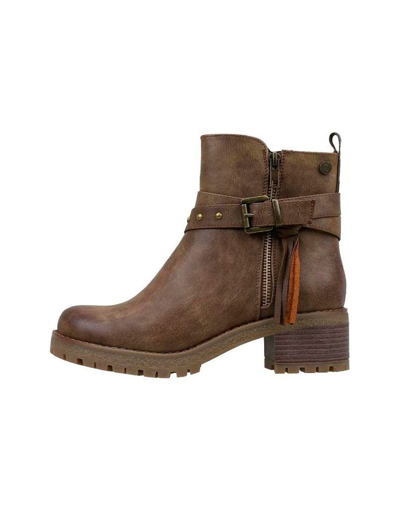 Refresh-Bota-Taco-Bajo-78975-03-Marron-oscuro-calce-36-2