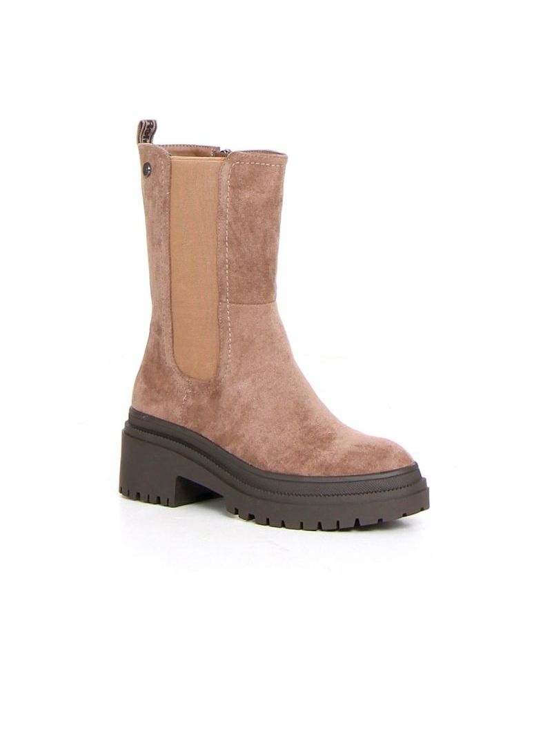 Refresh Bota Taco Bajo 76539-03 Marron claro Calce 36-2