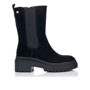 Bota Refresh Mujer Taco Bajo Negro