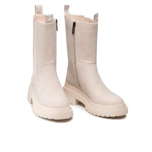 Bota Refresh Mujer Taco Bajo Blanco