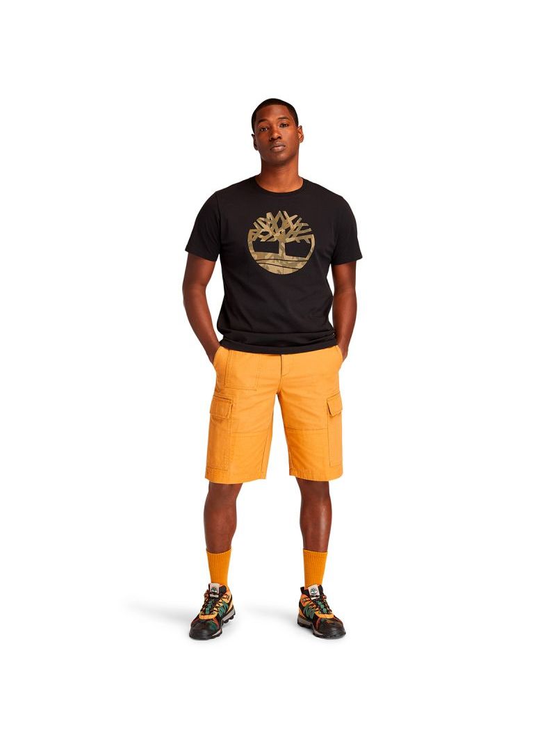 Timberland Tfo Ss Camo Tree Logo Tee A2B6Z001 - Hombre Talla M-4