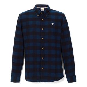 Camisa Manga Larga Timberland Mascoma River Hombre Azul