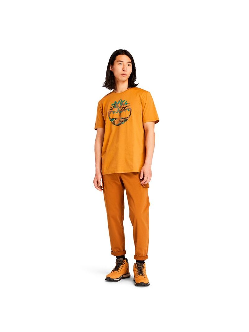 Timberland-Ss-Camo-Tree-Tee-Hombre-A231RP47-Naranja---Talla-L-4