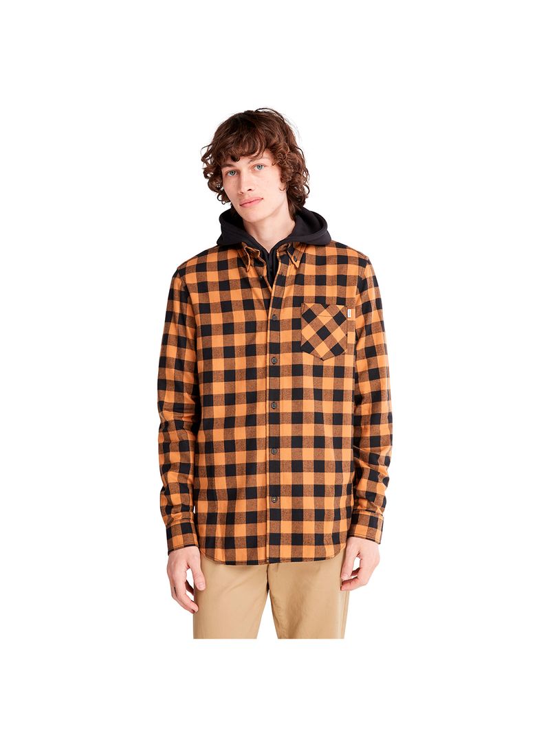 Timberland-Camisas-mangas-largas-Ls-N-R-Midh-Check-Wheat-A2C74P50-Hombre---Talla-L-1