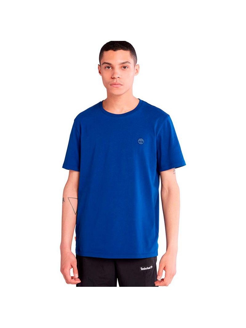 Timberland-Remera-Hombre-TFO-SS-left-chest-logo-A2BRCCY5-Azul---Talla-L-1