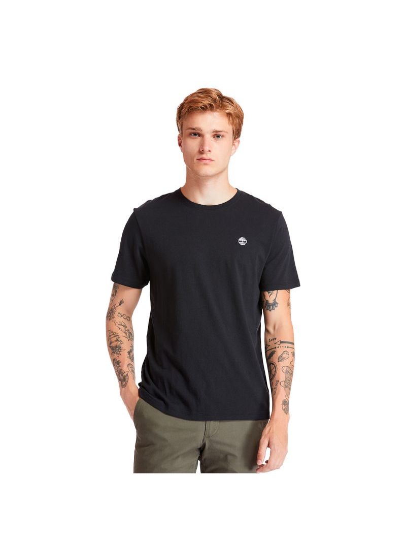 Timberland-Remera-Hombre-TFO-SS-left-chest-logo-A2BRC001---Negro-Talla-L-1