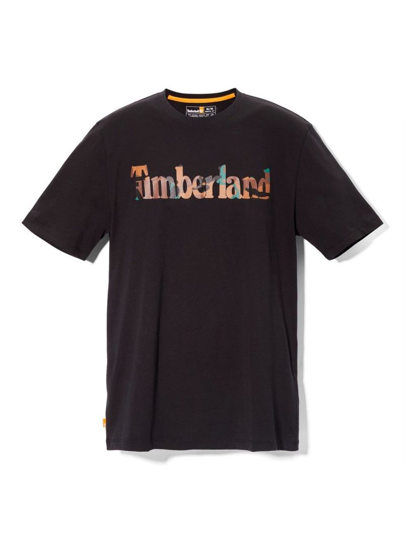 Timberland-Ss-Camo-Linear-Tee-A231G001-Negro-de-Hombre---Talla-S-5