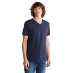 Timberland-Ss-Dunstan-River-Jersey-V-Neck-A2BPT433-Azul---Hombre-Talla-M-1