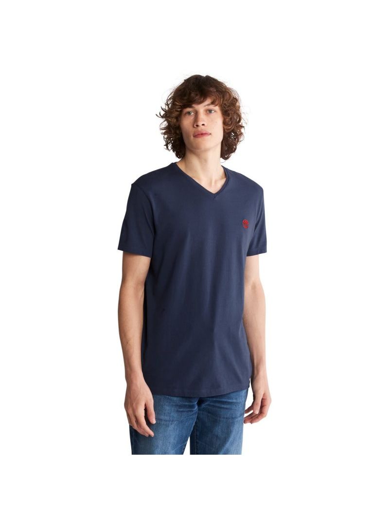 Timberland-Ss-Dunstan-River-Jersey-V-Neck-A2BPT433-Azul---Hombre-Talla-M-1