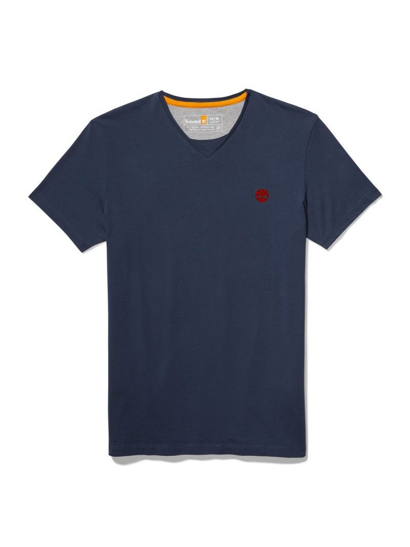Timberland-Ss-Dunstan-River-Jersey-V-Neck-A2BPT433-Azul---Hombre-Talla-M-4