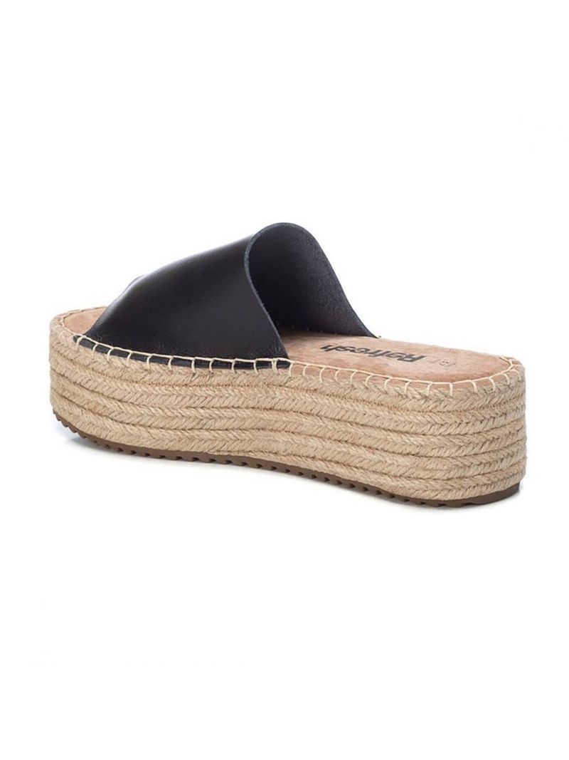 Refresh sandalia alta de mujer 72925-01 Negro Calce 37-3