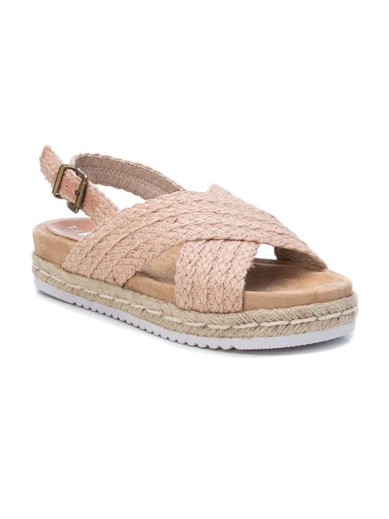 Refresh sandalia baja de mujer 72234-017 coral pink Calce-1