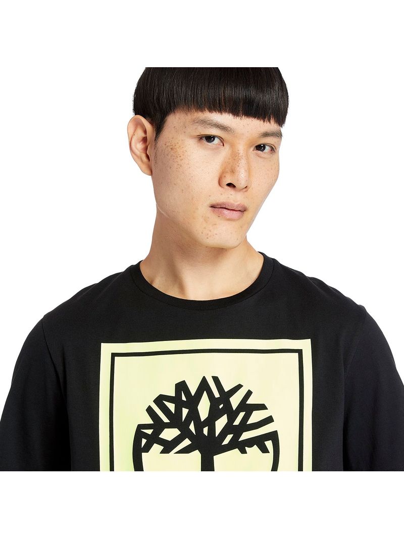 Timberland-Yc-Ss-Stack-Logo-Tee-Reg-A2AJ1BR7-Hombre-Talla-L-3