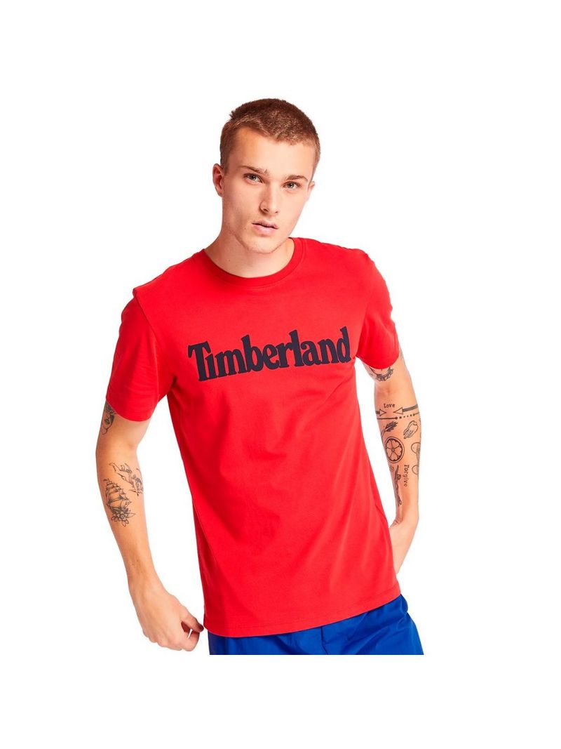 Timberland-Ss-Kennebec-River-Back-Graphic-A28DWP92-Rojo-de-Hombre---Talla-M-1
