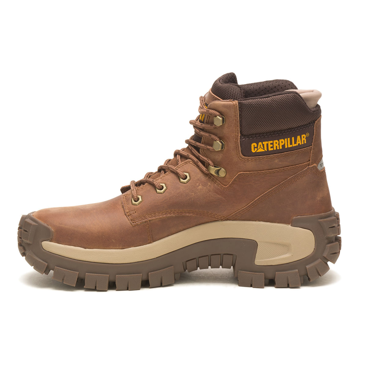 Bota Cat Hombre Invader Hi St Marrón - My Shuzz - Tienda Online en Paraguay