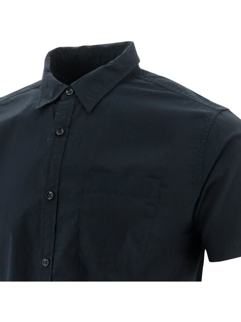 Cat-Foundation-S-S-Poplin-Shirt-Pitch-Black---XL-2