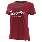 Cat-logo-script-v-neck-tee-carmenere-BordA³---L-1