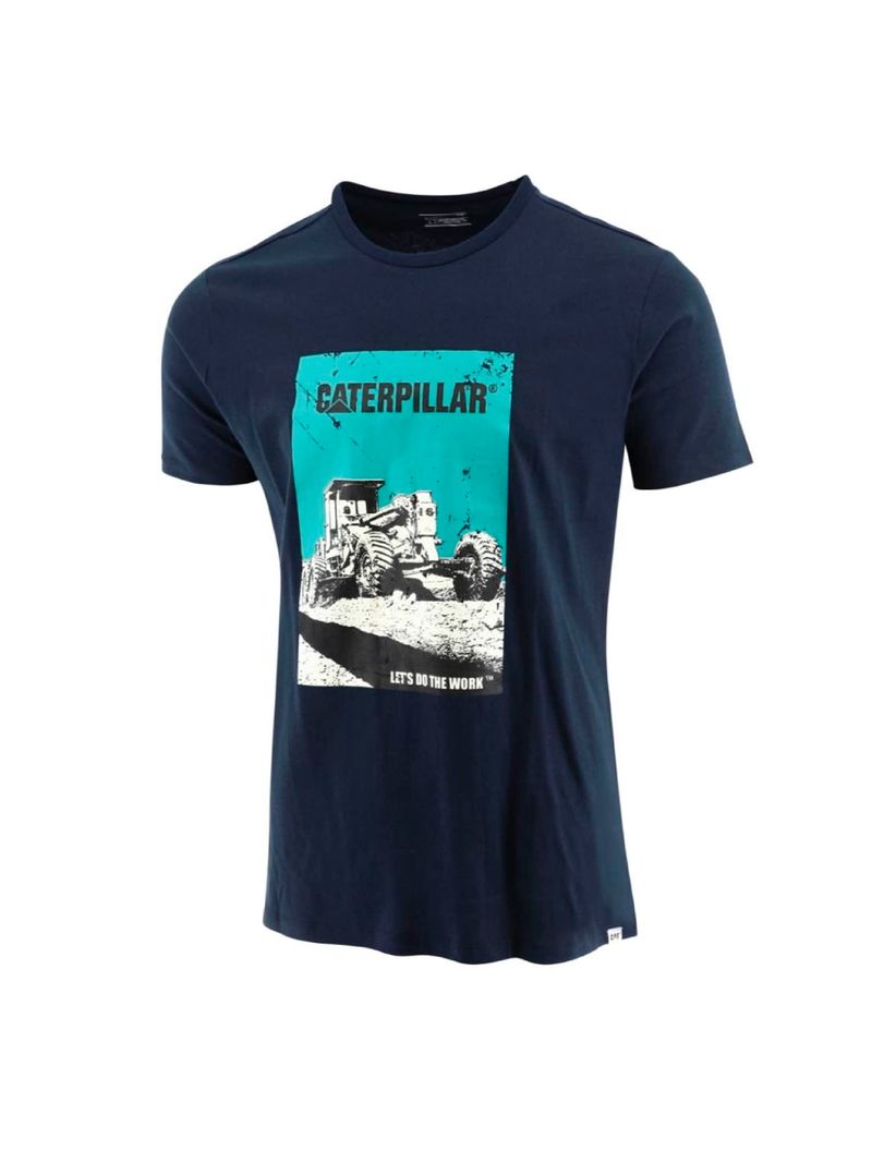 Cat-Remera-Grunge-Tractor-Tee-Azul---S-1
