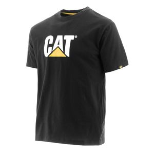 Remera Cat Hombre Tm Logo Negro