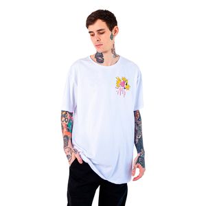 Remera Mangas Cortas Double O - Hombre Oversized Inlove Print Dbo