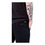 Double O PantalÃ³n Chino Regular Hombre - L- DBO8281BLK-BLACK-L-4