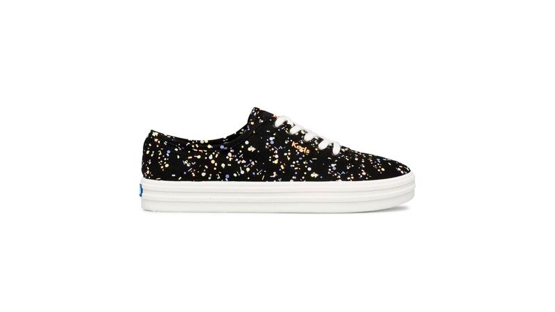 Keds Breezie Confetti Canvas Negro Multi My Shuzz Tienda