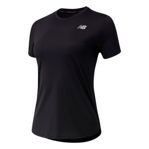Remera Mangas Cortas New Balance - Mujer Accelerate Negro