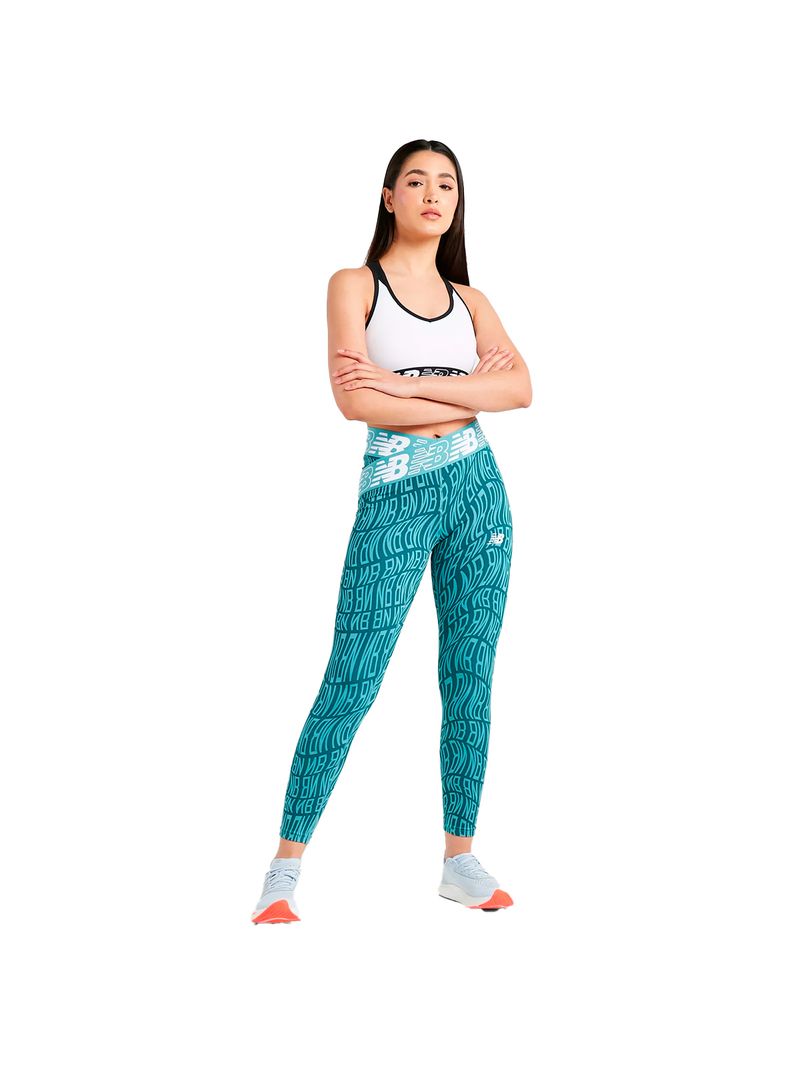 New Balance Calza Relentless Crossover Printed Mujer - L-4