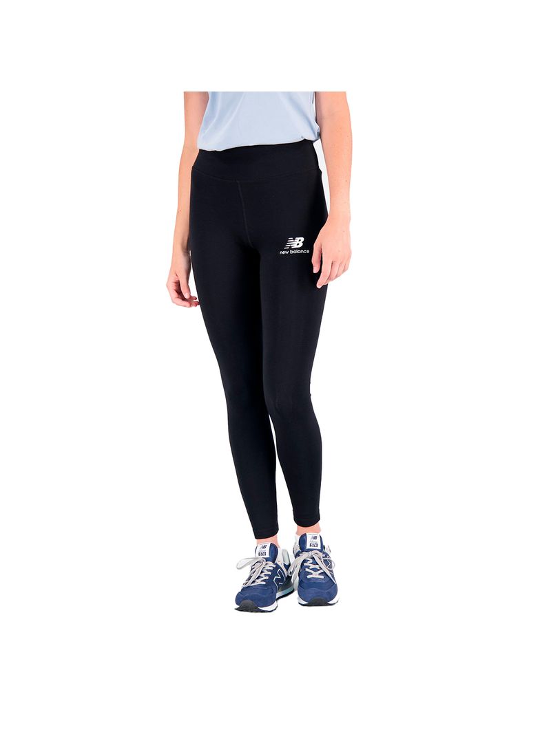 New Balance Calzas Leggings Essentials Stacked Logo Mujer - L-1