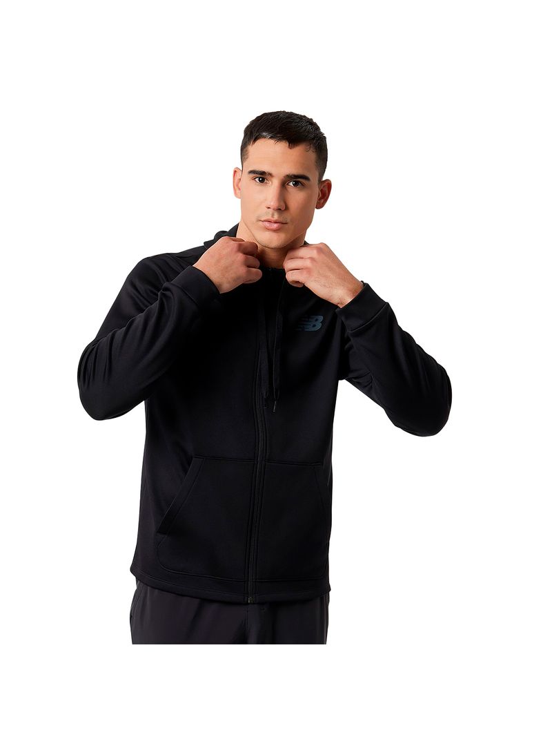 New Balance Campera Tenacity Performance Fleece Full Zip Hoodie Hombre - S-1