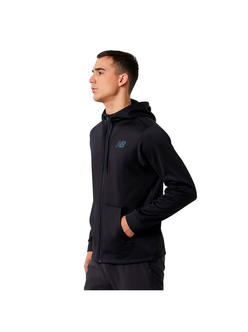 New Balance Campera Tenacity Performance Fleece Full Zip Hoodie Hombre - S-2
