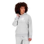 New Balance Canguro Essentials Stacked Logo French Terry Hoodie - XS-1