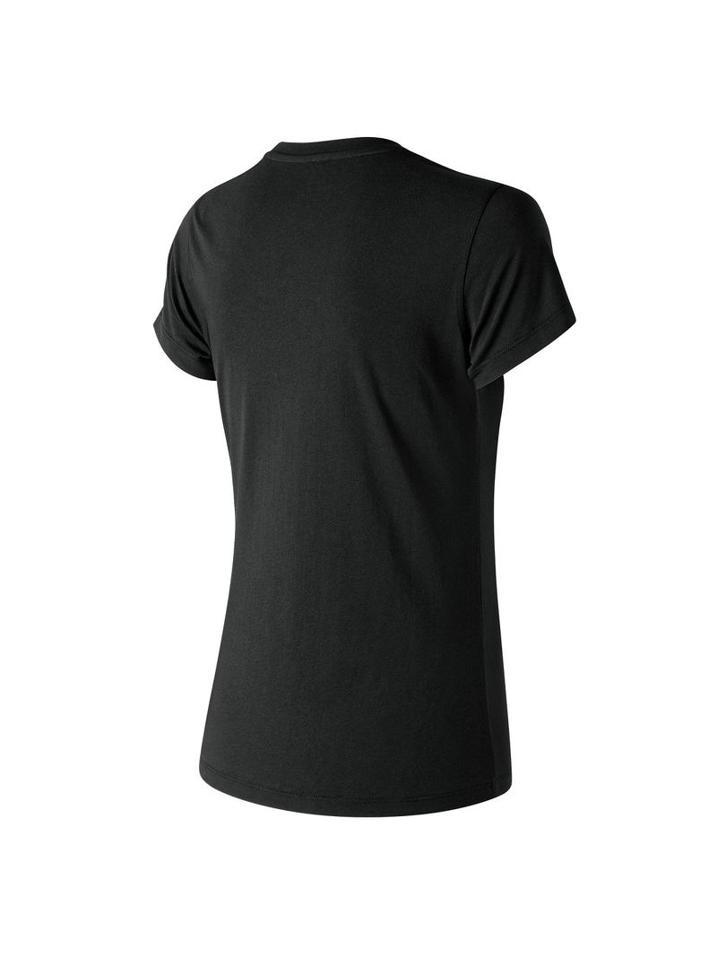 New Balance Essentials Stacked Logo Tee Black - L-2