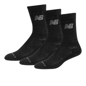 Medias  Crew 3 pares Hombre Negro
