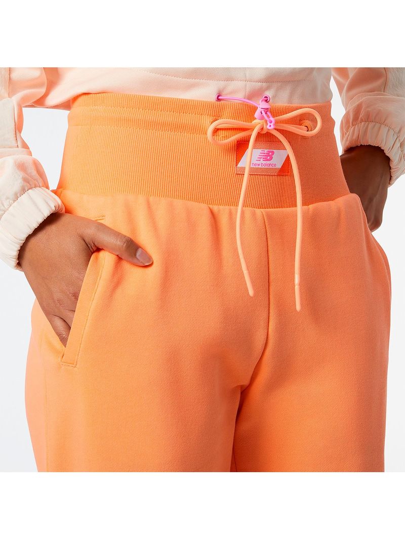 New-Balance-Nb-Athletics-Amplified-Fleece-Pant-Women-Orange---XS-4