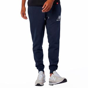 Pantalon New Balance Hombre Essentials Stacked Logo Sweatpant Azul