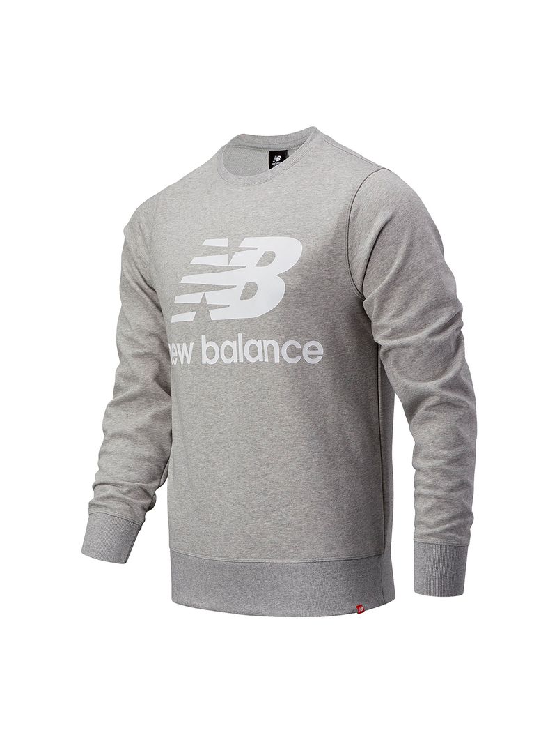 New Balance Pullover Nb Essentials Stacked Logo Crew Hombre - XXL-1