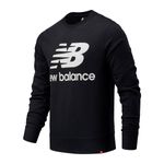 New-Balance-Pullover-Nb-Essentials-Stacked-Logo-Crew-Hombre---L--MT03560BK-BK-L-1