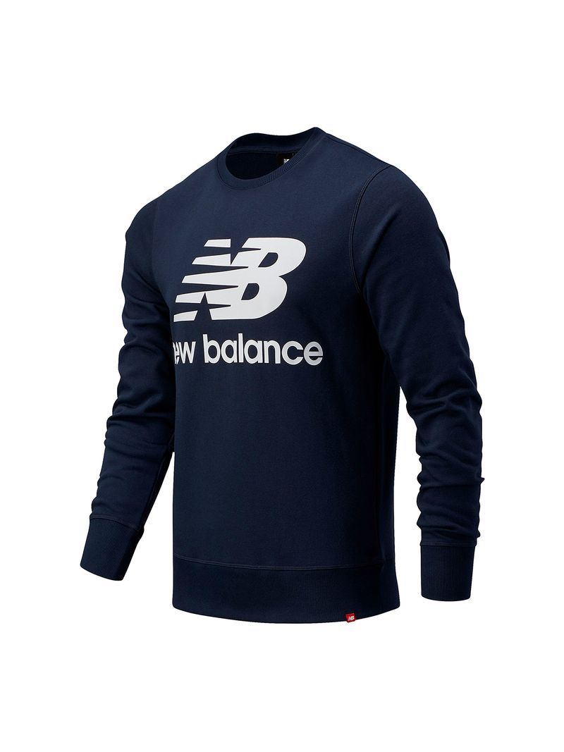 New-Balance-Pullover-Nb-Essentials-Stacked-Logo-Crew-Hombre---L--MT03560ECL-ECL-L-1