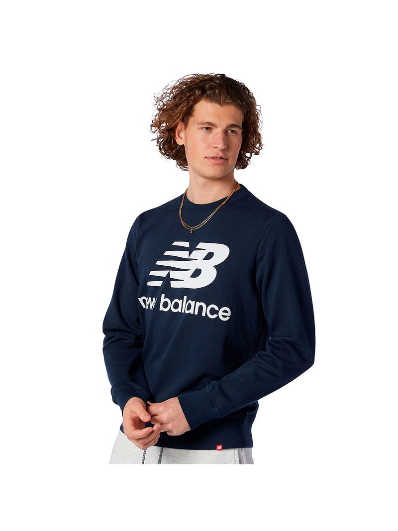 New-Balance-Pullover-Nb-Essentials-Stacked-Logo-Crew-Hombre---L--MT03560ECL-ECL-L-3