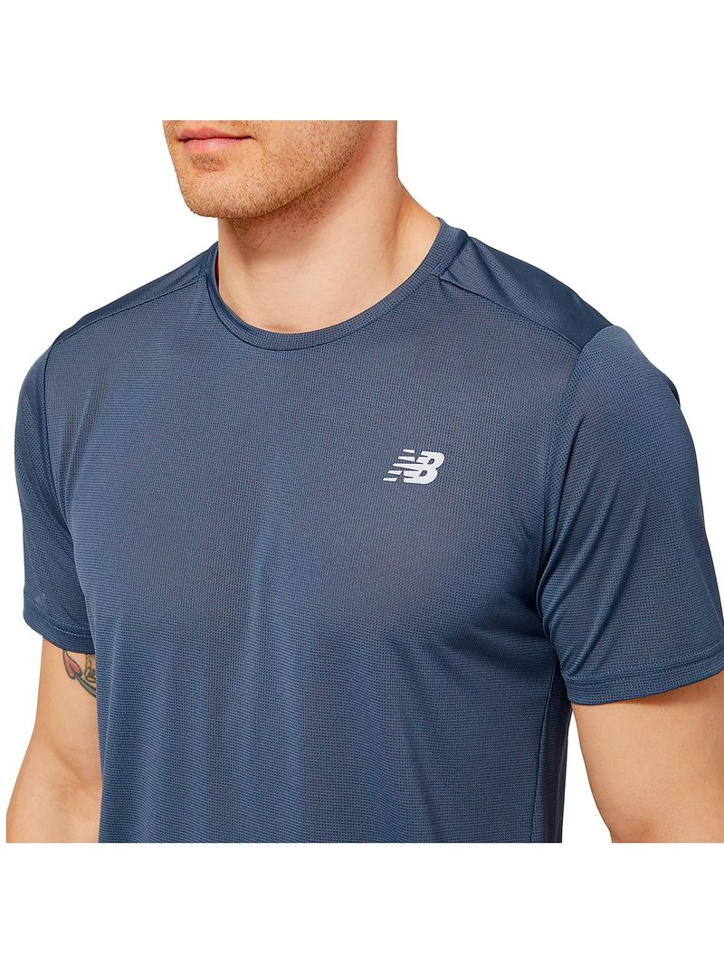 New Balance Remeras mangas cortas Accelerate Short Sleeve Hombre - S-4