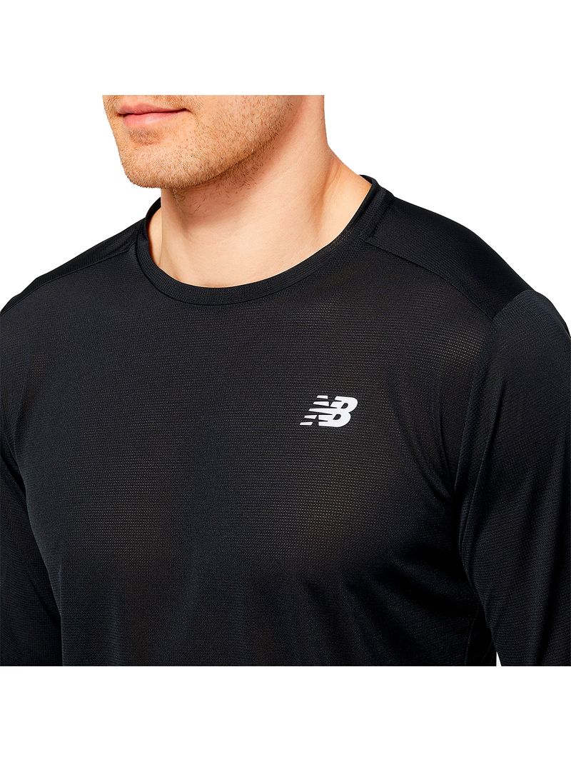 New Balance Remeras mangas largas Accelerate Long Sleeve Hombre - XL-4