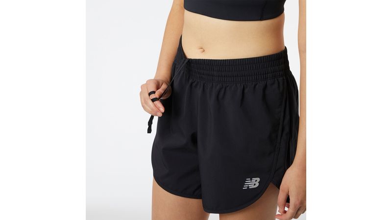 Short Running Mujer New Balance Accelerate de 2,5 Negro