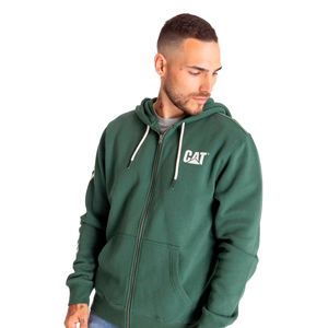 Sudadera Cat Hombre Found Fz Dm Hood Sw Shirt Verde