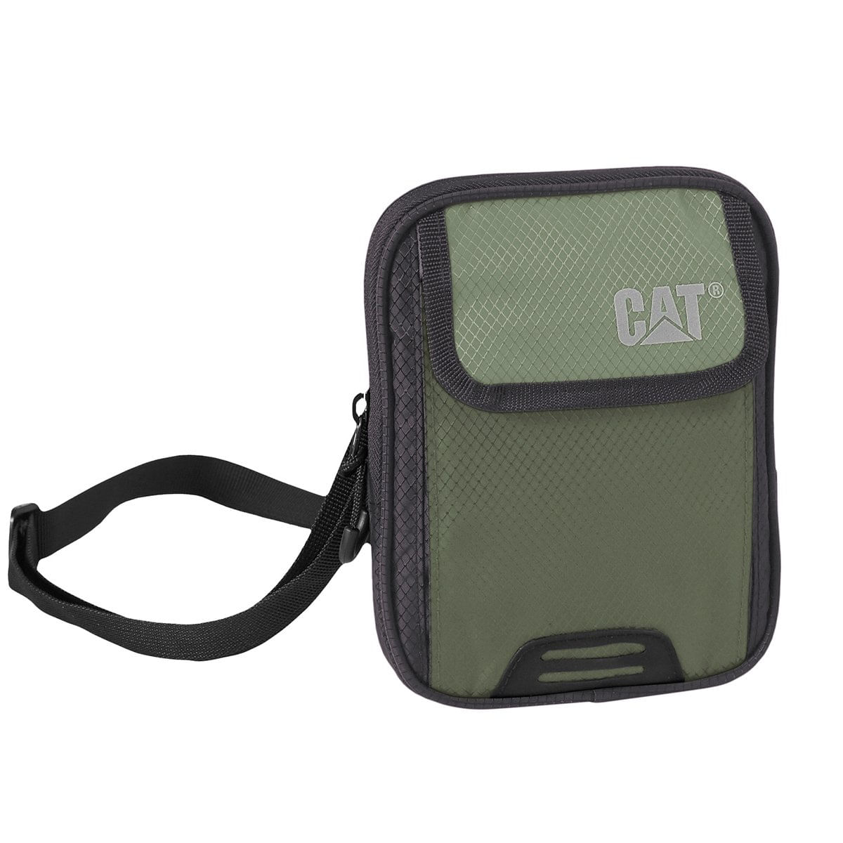 Morral Unisex Pollux Small Pouch Verde Mate Cat Lifestyle