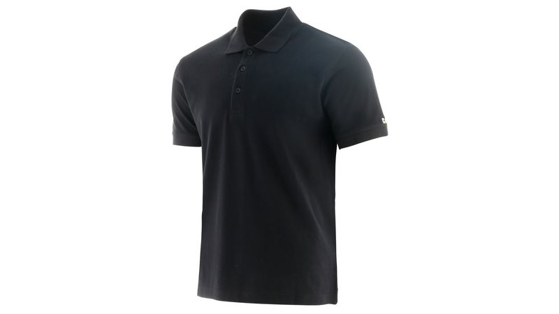 Polo Cat Hombre Essentials Negro Cat Lifestyle Paraguay Tienda