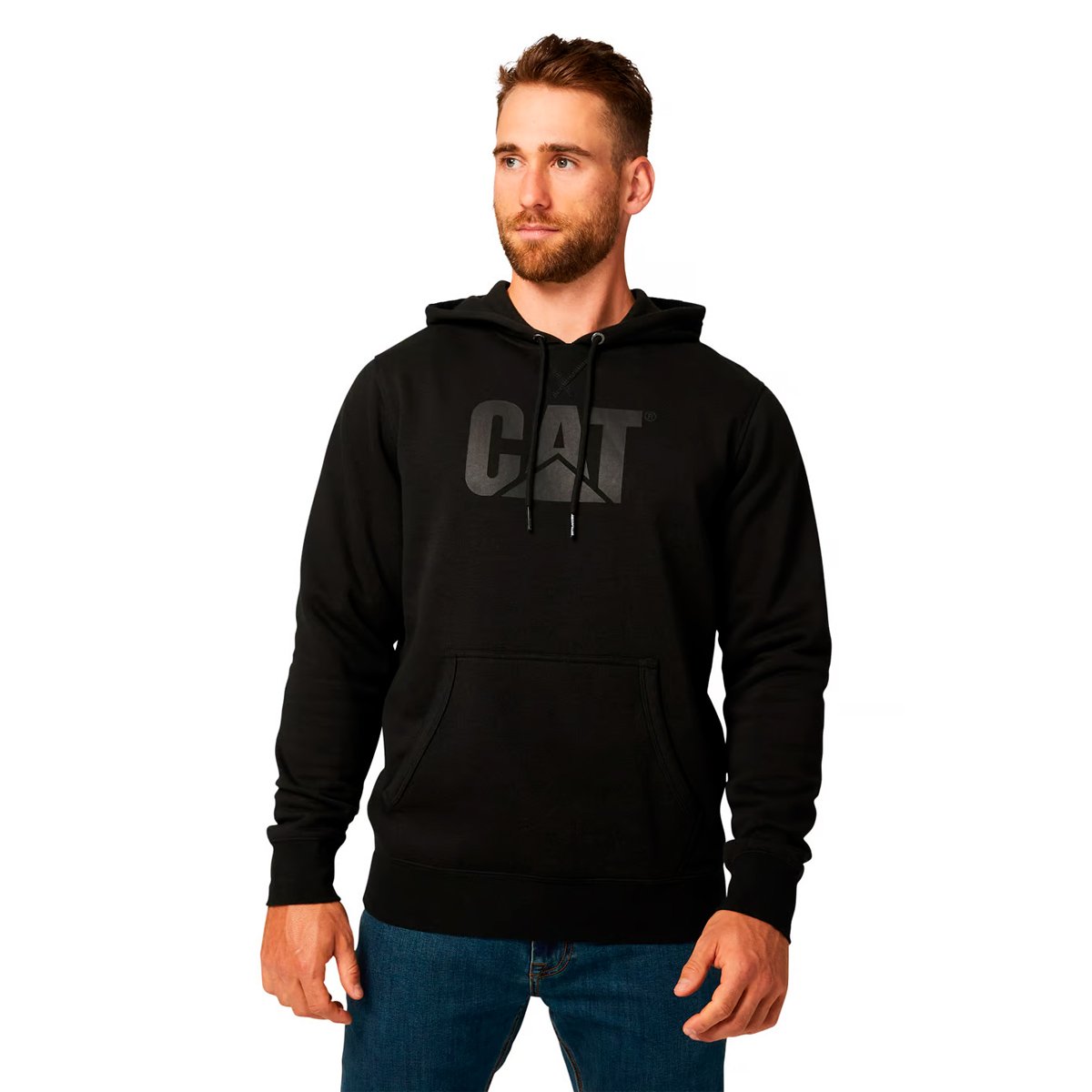 Sudadera Cat Hombre Foundation Sweatshirt Negro - Cat Lifestyle ...