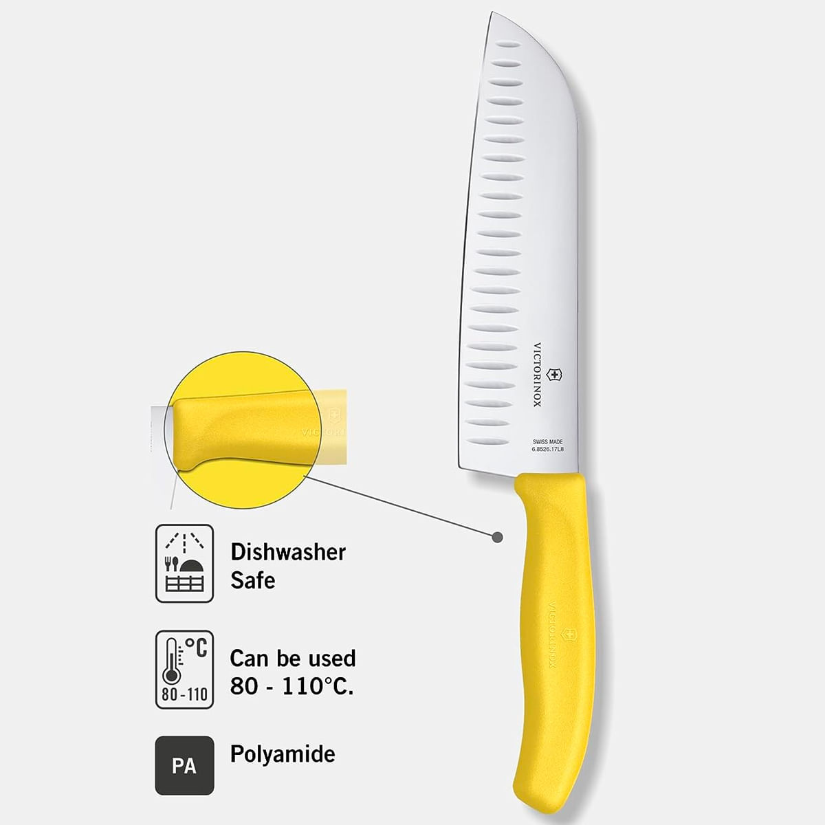 Cuchillo para Chef con Alveolos 20cm – Sociedad Mex. de Parrilleros